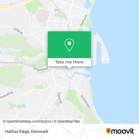 Halifax Køge map
