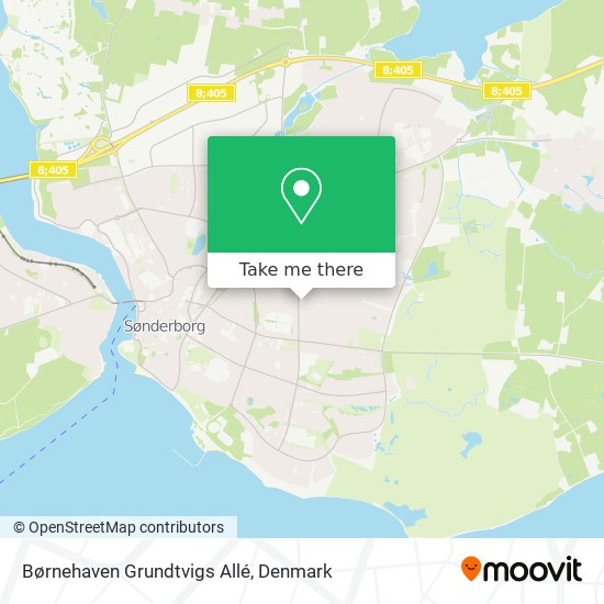 Børnehaven Grundtvigs Allé map