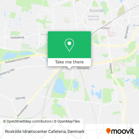 Roskilde Idrætscenter Cafeteria map