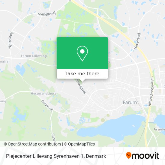 Plejecenter Lillevang Syrenhaven 1 map