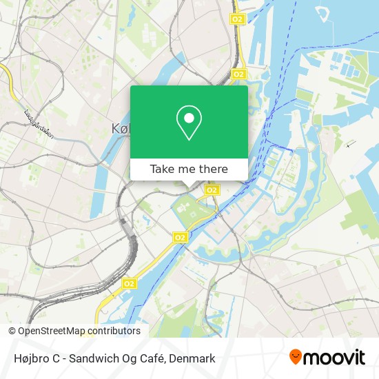 Højbro C - Sandwich Og Café map