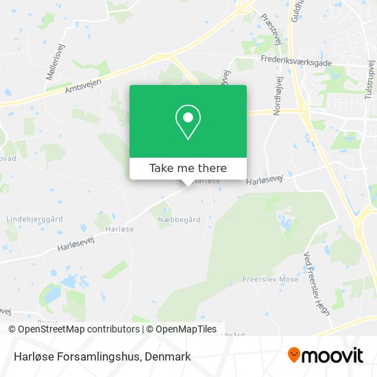 Harløse Forsamlingshus map