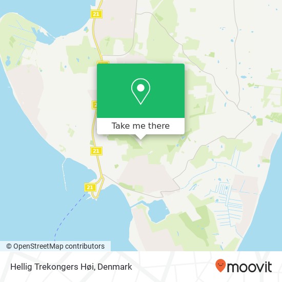 Hellig Trekongers Høi map