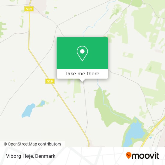 Viborg Høje map