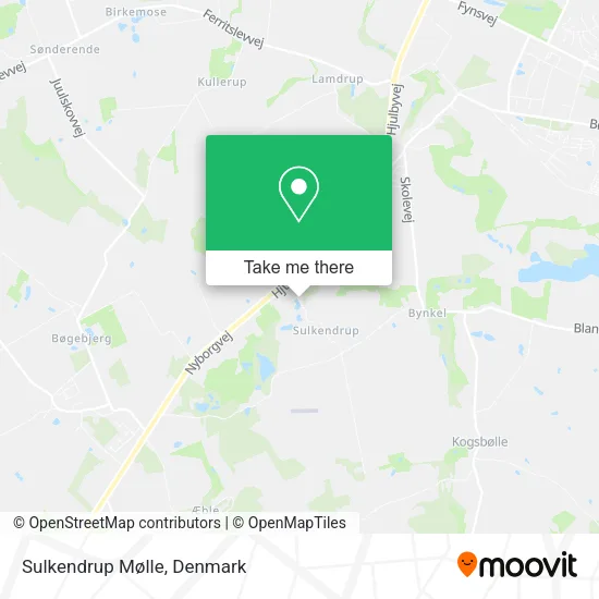 Sulkendrup Mølle map