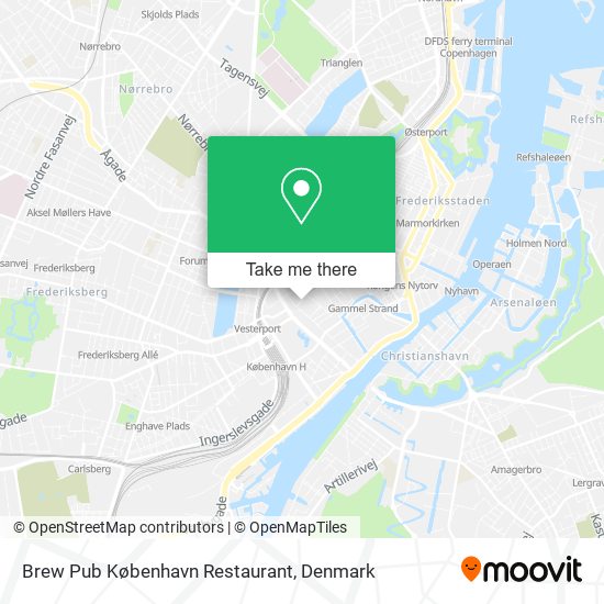 Brew Pub København Restaurant map