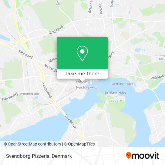 Svendborg Pizzeria map