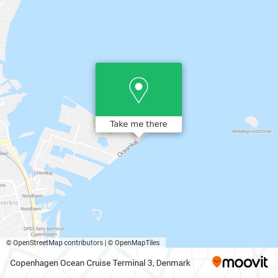 Copenhagen Ocean Cruise Terminal 3 map