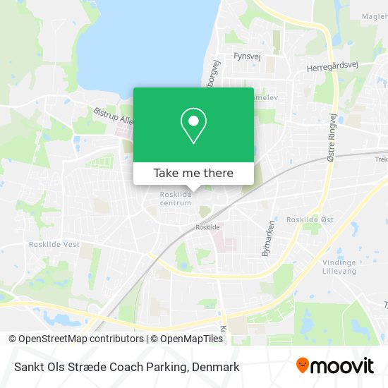 Sankt Ols Stræde Coach Parking map