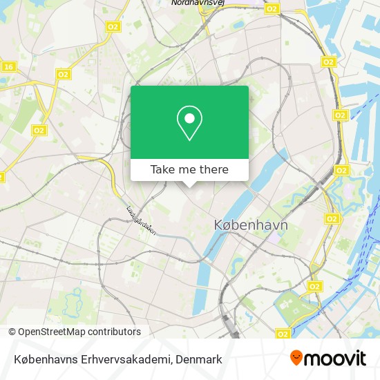 Københavns Erhvervsakademi map