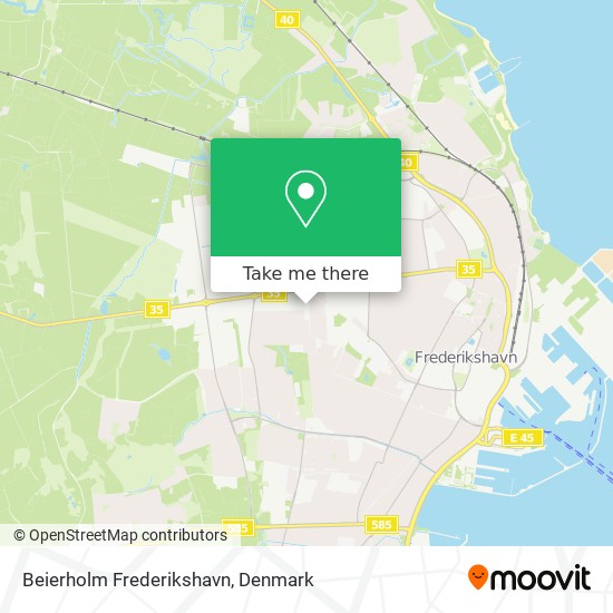 Beierholm Frederikshavn map