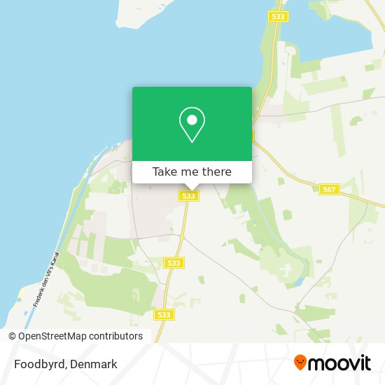 Foodbyrd map