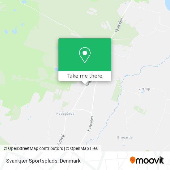 Svankjær Sportsplads map