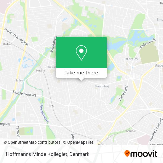Hoffmanns Minde Kollegiet map