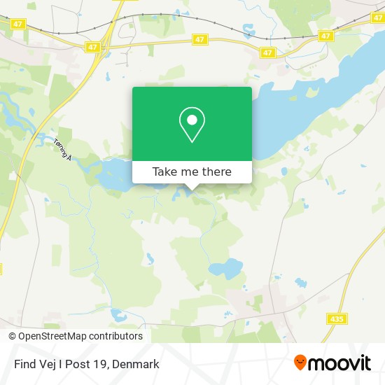 Find Vej I Post 19 map