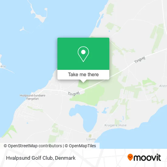 Hvalpsund Golf Club map