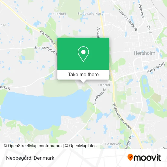 Nebbegård map