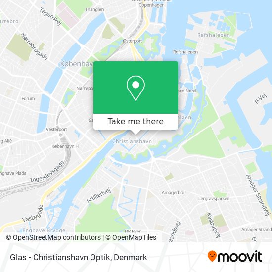 Glas - Christianshavn Optik map