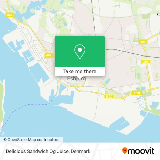 Delicious Sandwich Og Juice map