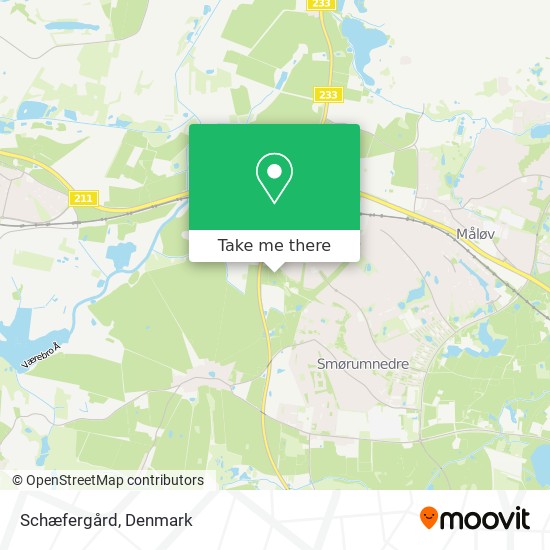Schæfergård map