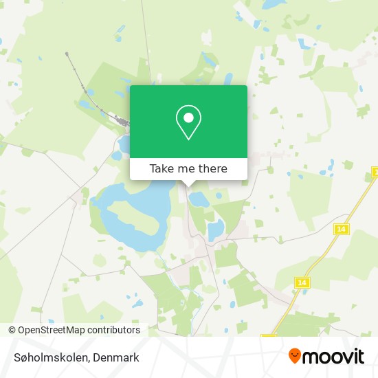 Søholmskolen map
