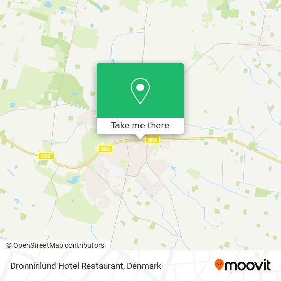 Dronninlund Hotel Restaurant map