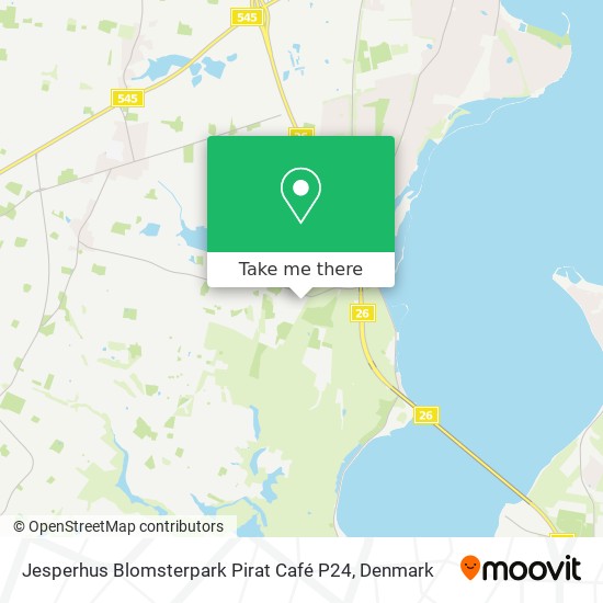 Jesperhus Blomsterpark Pirat Café P24 map