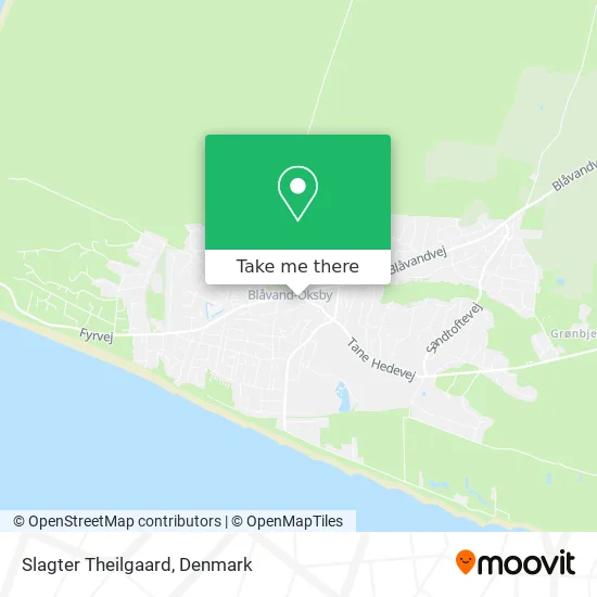 Slagter Theilgaard map