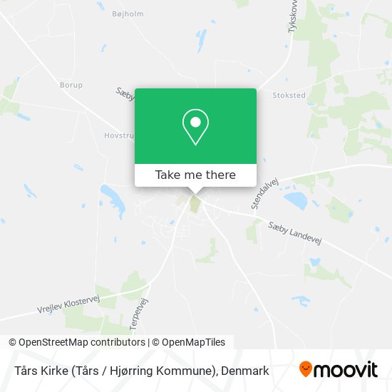 How to get to Tårs / Hjørring by or Train?