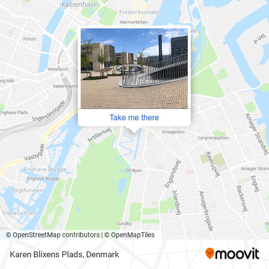 Karen Blixens Plads map
