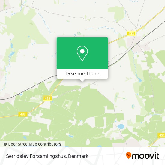 Serridslev Forsamlingshus map