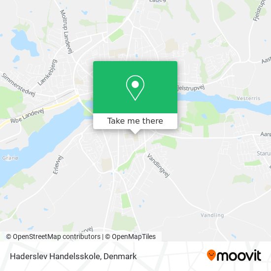 Haderslev Handelsskole map