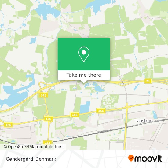Søndergård map