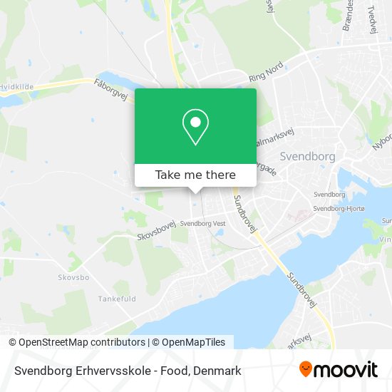 Svendborg Erhvervsskole - Food map