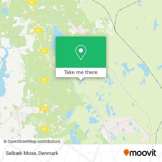 Selbæk Mose map