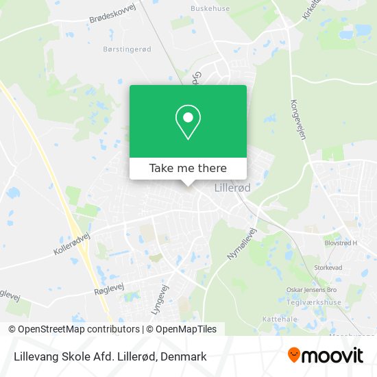 Lillevang Skole Afd. Lillerød map