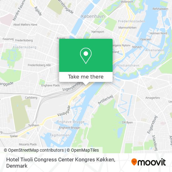 Hotel Tivoli Congress Center Kongres Køkken map