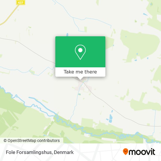 Fole Forsamlingshus map