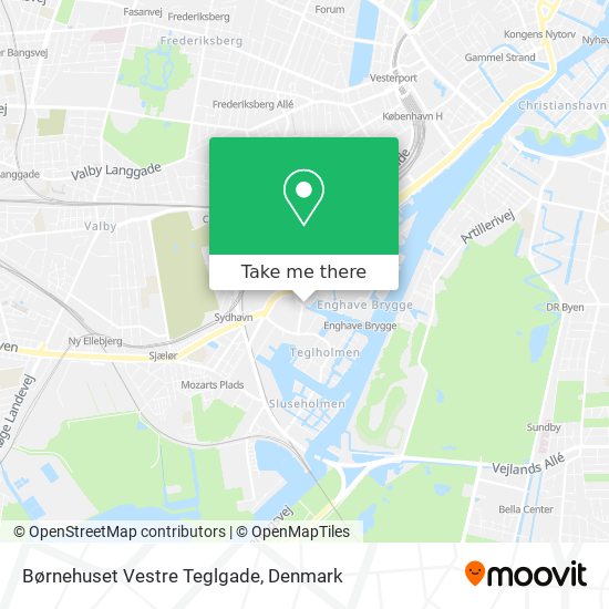 Børnehuset Vestre Teglgade map