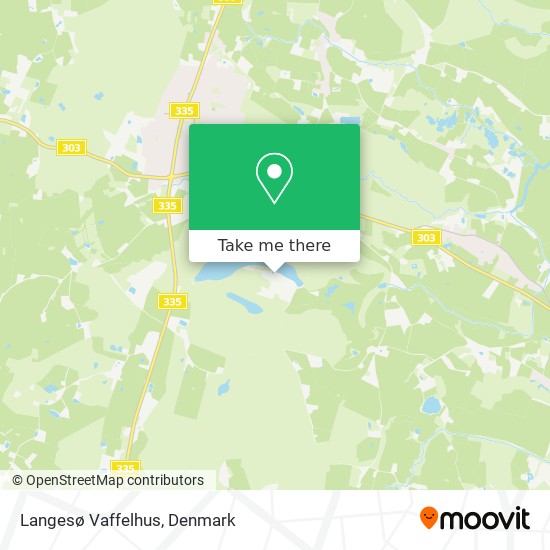Langesø Vaffelhus map