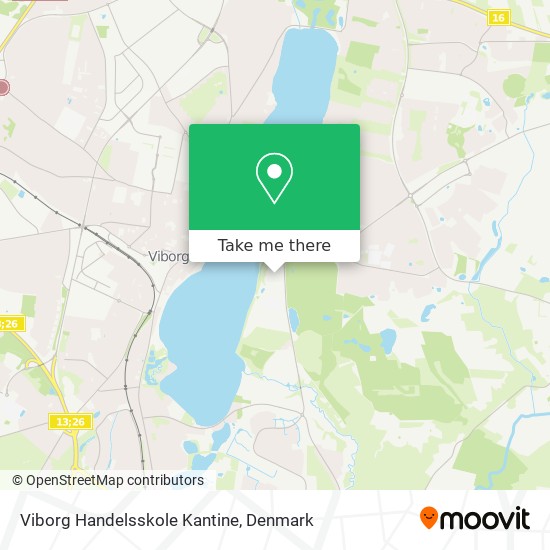 Viborg Handelsskole Kantine map