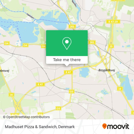 Madhuset Pizza & Sandwich map