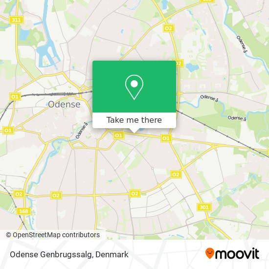 Odense Genbrugssalg map