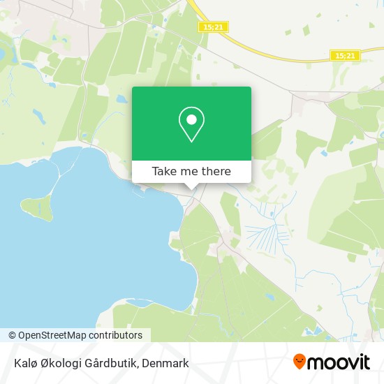 Kalø Økologi Gårdbutik map