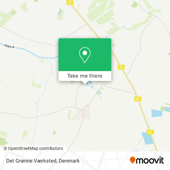 Det Grønne Værksted map