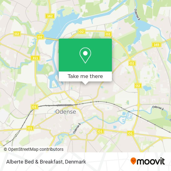 Alberte Bed & Breakfast map