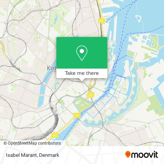 How get to Isabel Marant in København by Train or Metro?