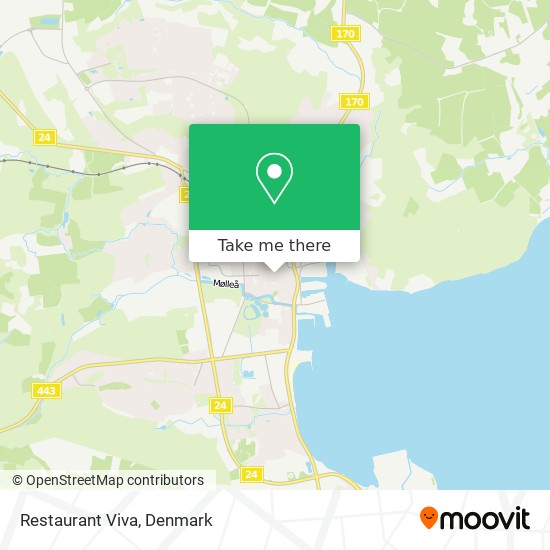 Restaurant Viva map