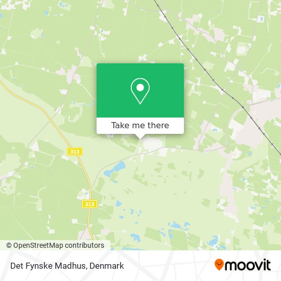 Det Fynske Madhus map