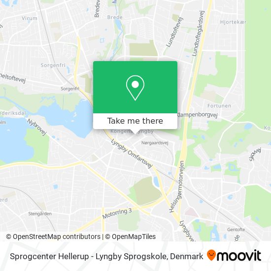 Sprogcenter Hellerup - Lyngby Sprogskole map